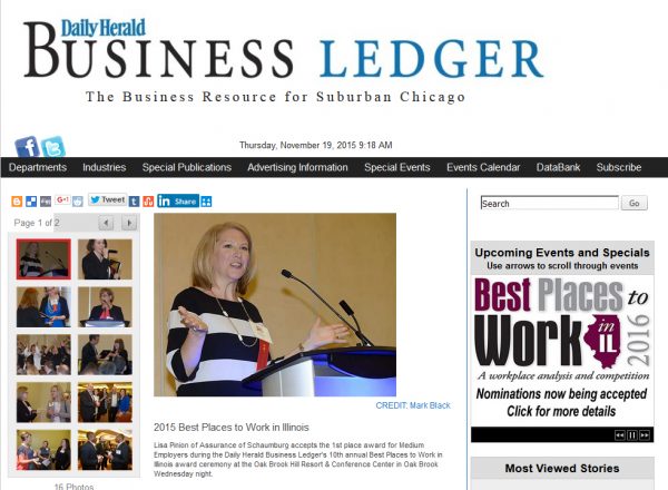 Daily Herald Business Ledger s 10th Annual Best Places To Work In 